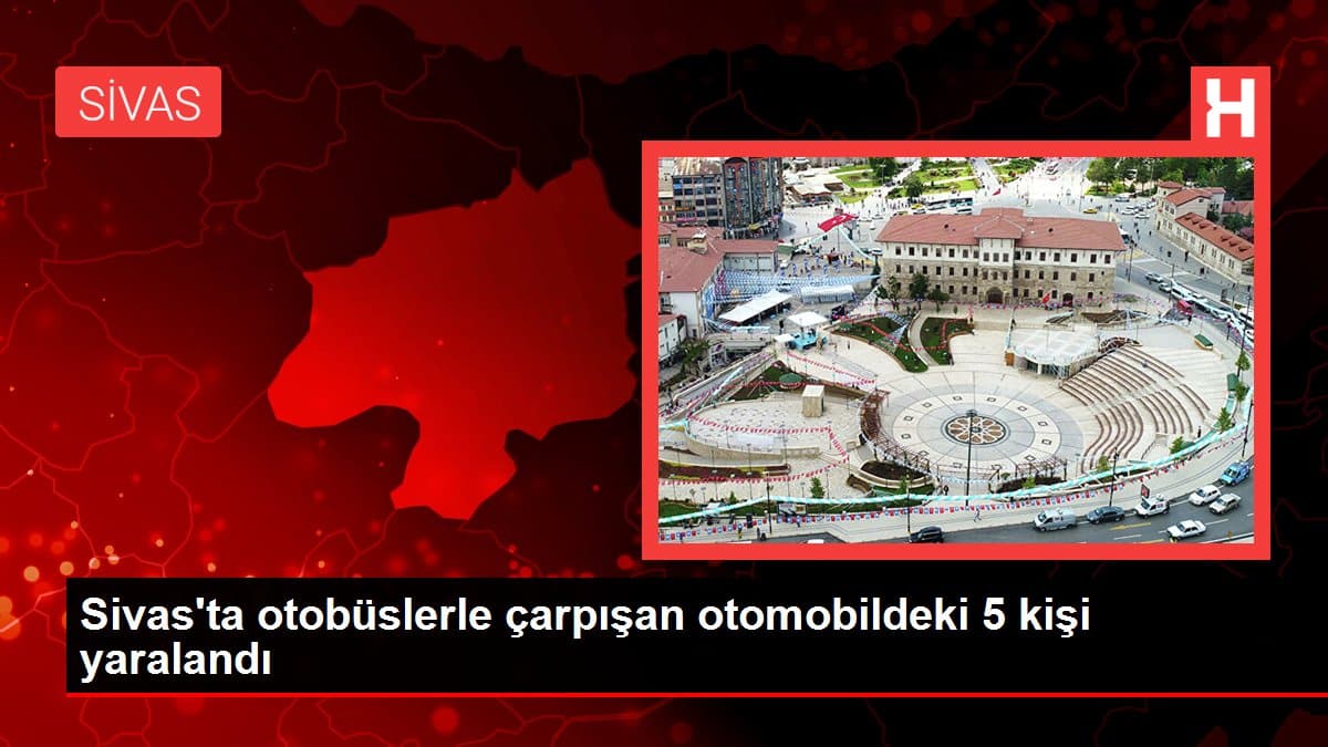 sivasta otobuslerle carpisan otomobildeki 5 kisi yaralandi TdEemVXr | Gündem Sivas™ | Sivas Haberleri