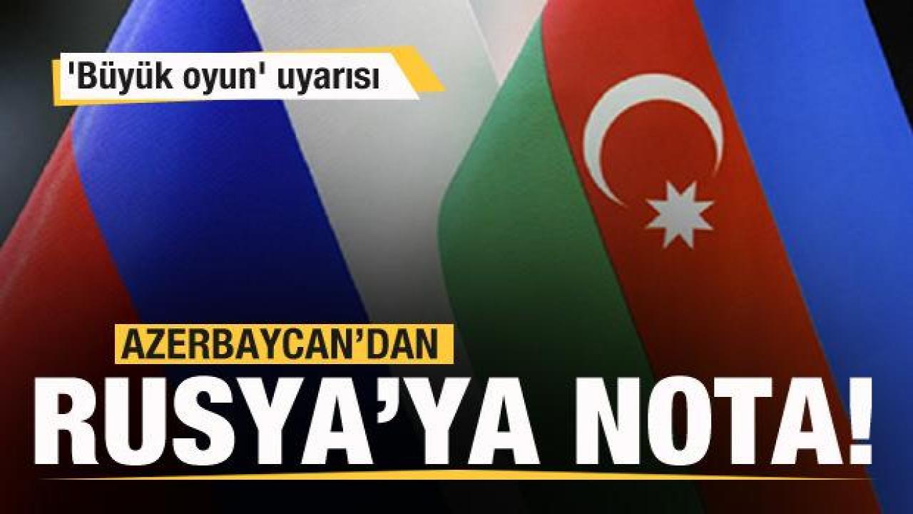 azerbaycandan rusyaya nota buyuk oyun uyarisi gundem sivas | Gündem Sivas™ | Sivas Haberleri