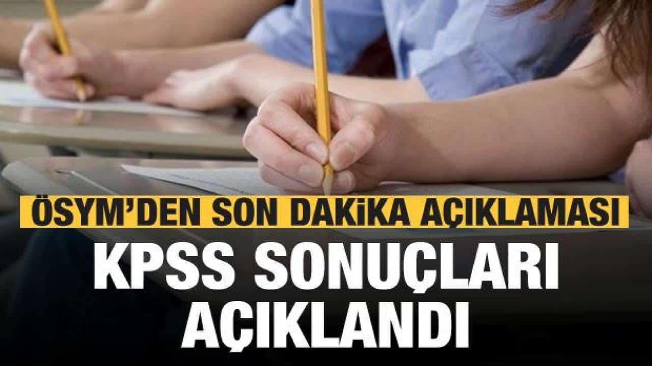 son dakika kpss sonuclari aciklandi gundem sivas XN6a79zV | Gündem Sivas™ | Sivas Haberleri