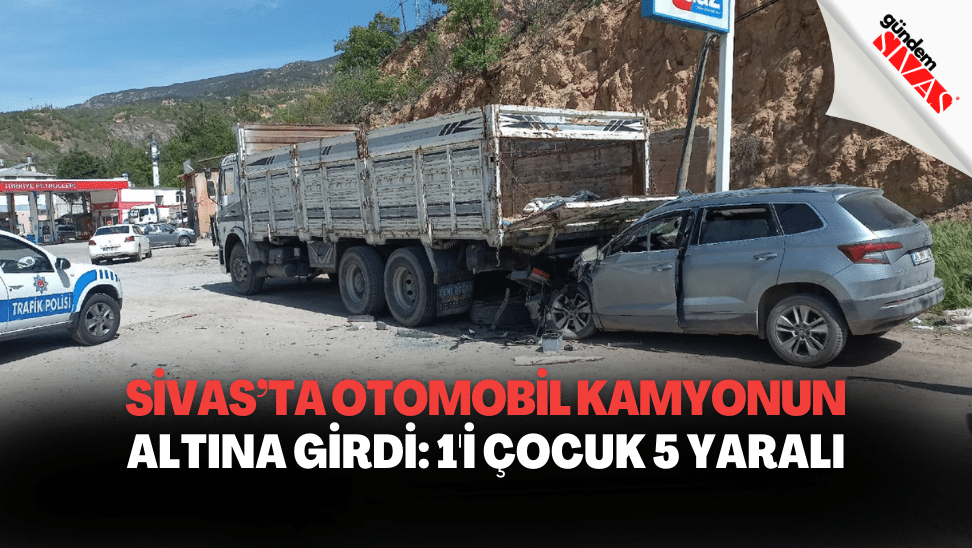 Sivasta Otomobil Kamyonun Altina Girdi 1i Cocuk 5 Yarali 1 | Gündem Sivas™ | Sivas Haberleri