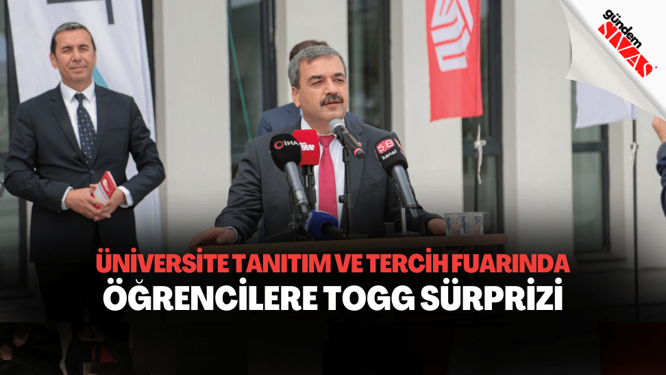 Üniversite Tanıtım ve Tercih Fuarında Öğrencilere Togg Sürprizi