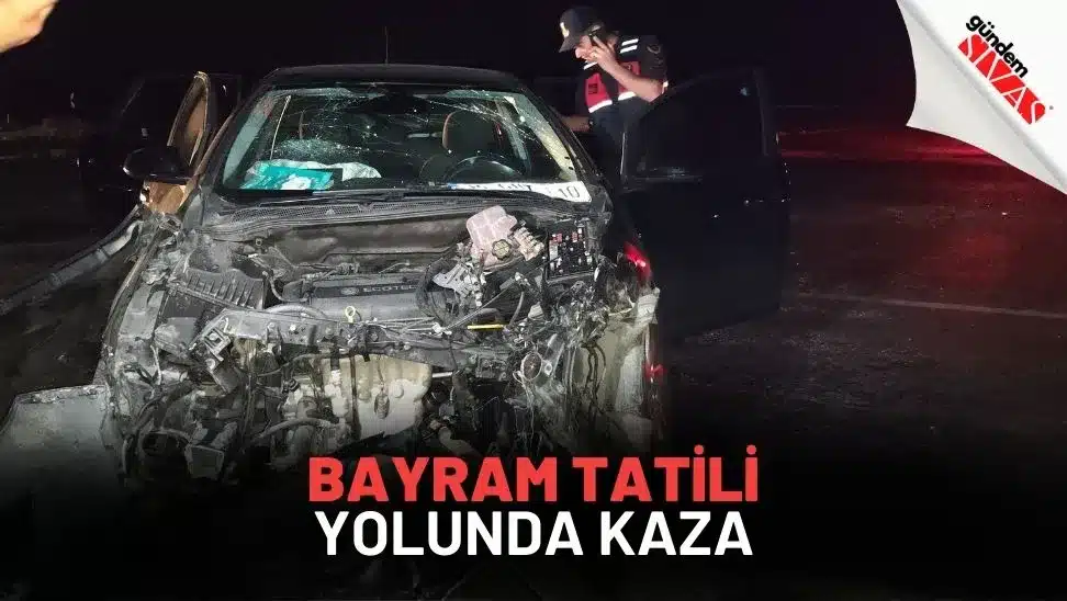 Bayram Tatili Yolunda Kaza