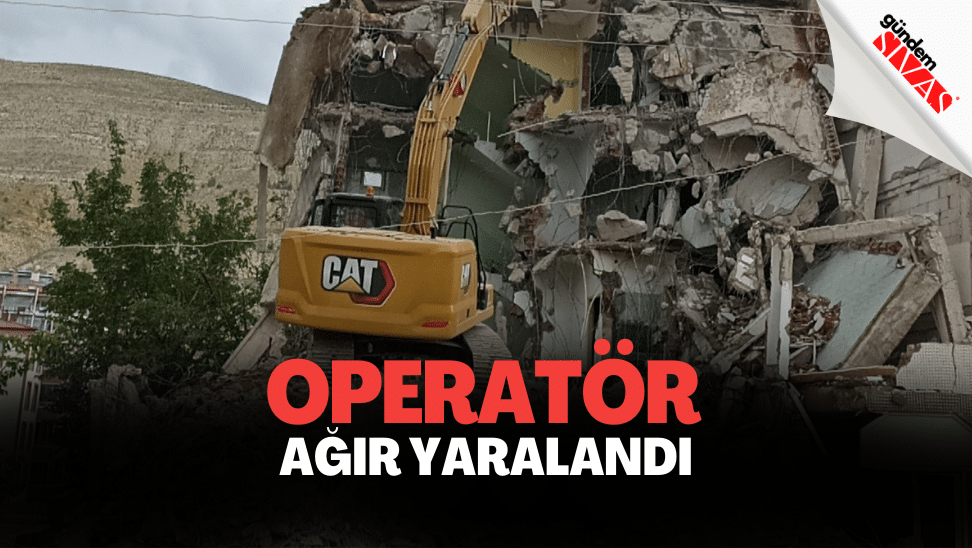 Moloz Parçası Fırladı, Operatör Ağır Yaralandı