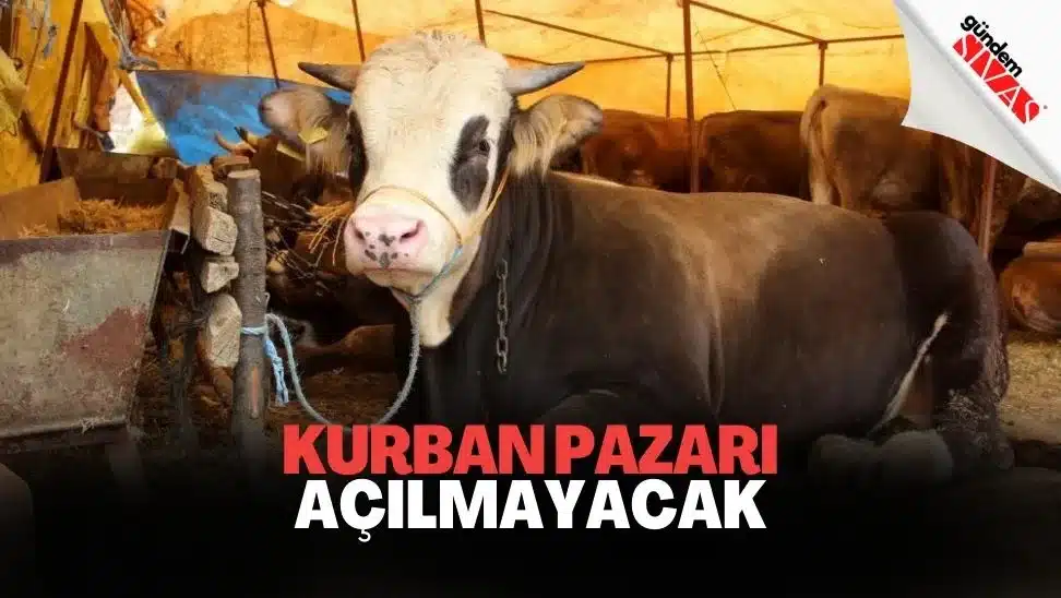 Sivas’ta Kurban Pazarı Açılmayacak