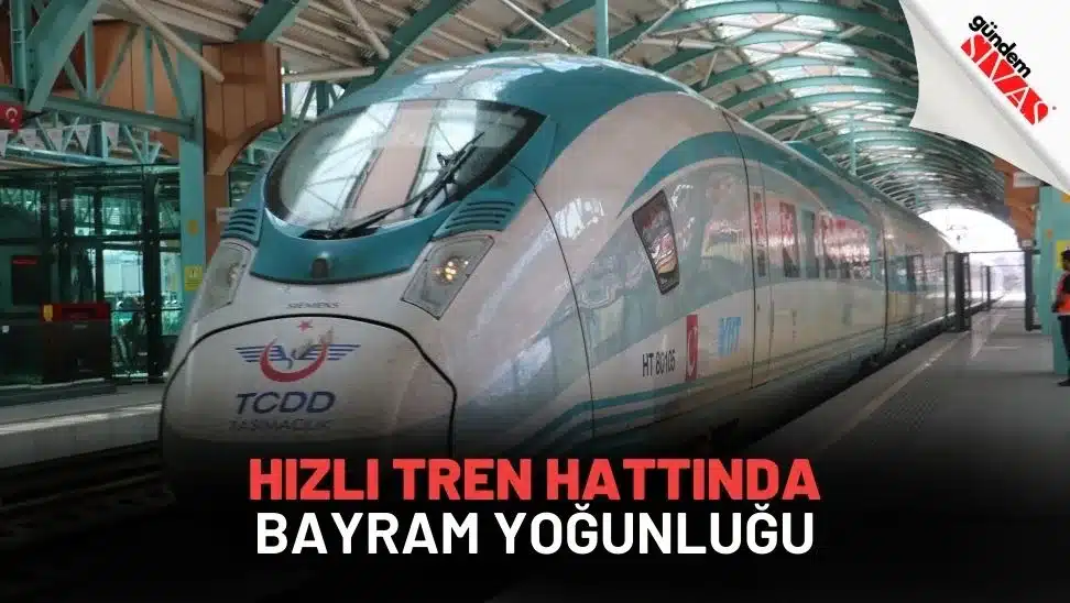 Yüksek Hızlı Tren Hattında Bayram Yoğunluğu