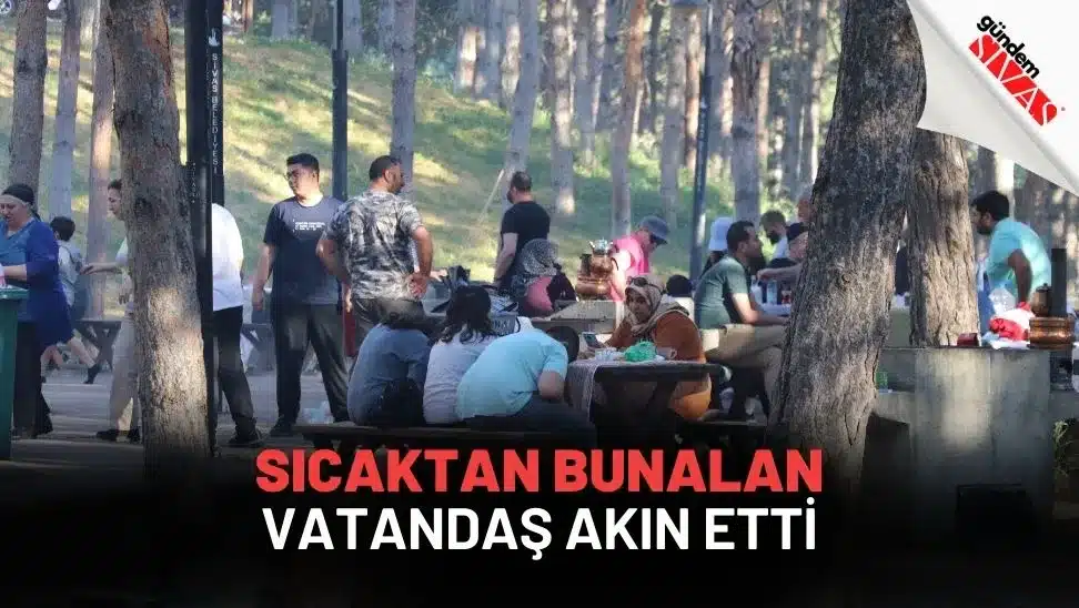 Sıcaktan Bunalan Vatandaş Akın Etti