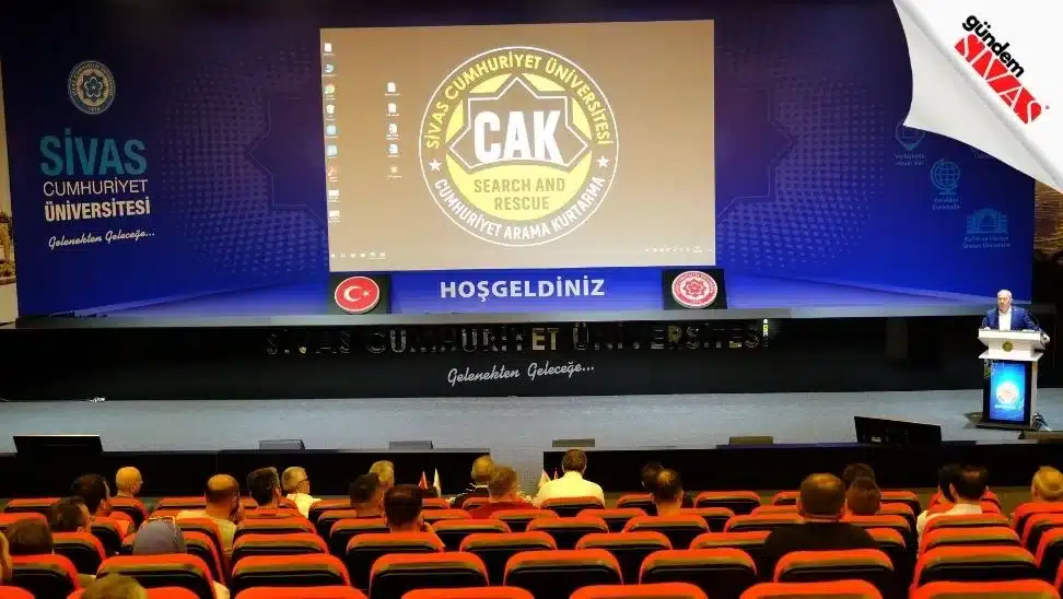 Sivas Cumhuriyet Universitesinde Arama ve Kurtarma CAK Birimi Kuruldu2 jpg | Gündem Sivas™ | Sivas Haberleri