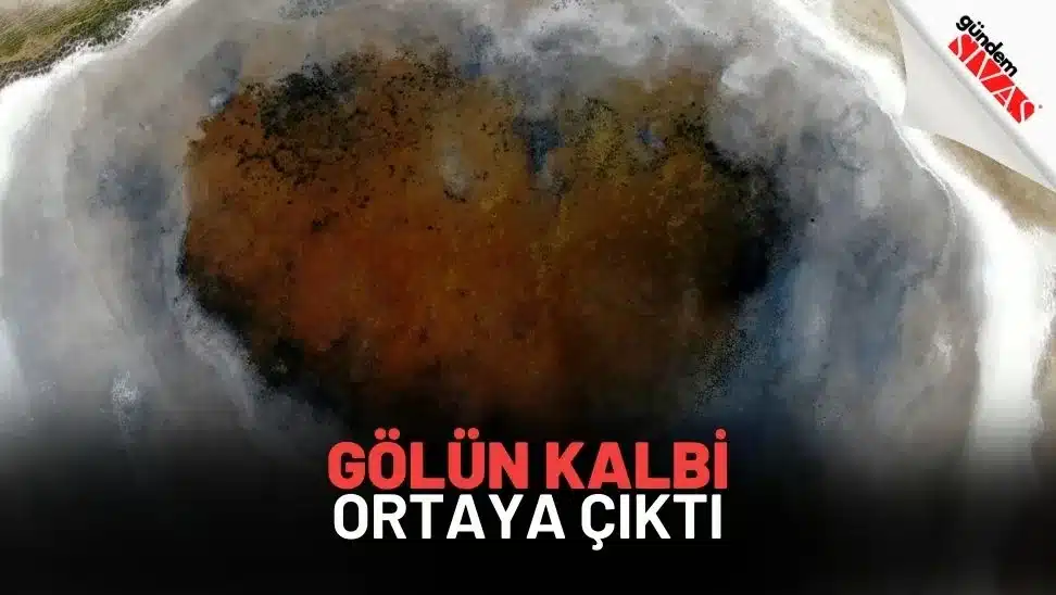 Gölün Kalbi Ortaya Çıktı