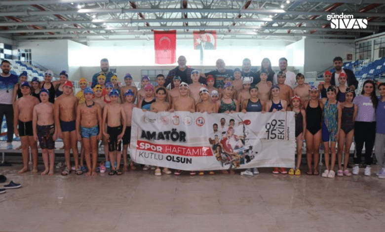 Sivas'ta Amatör Spor Haftası Rüzgarı
