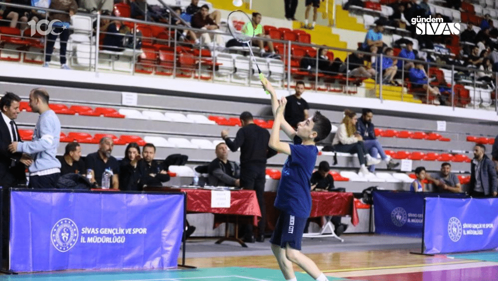 Sivas’ta Badminton Şampiyonası Heyecanı