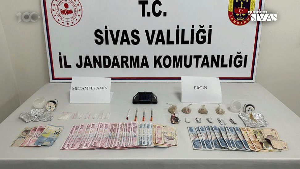 Sivas’ta Uyuşturucu Madde Operasyonu