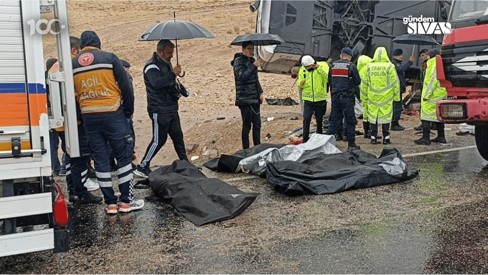 Sivas’taki Otobüs Kazasında Şoför Tutuklandı