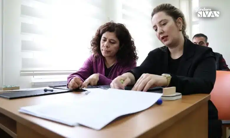 Sivas'ta Engelli Vatandaşlara Eğitim