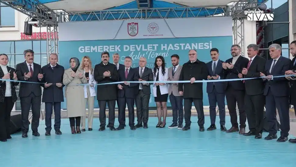 Sivas Gemerek Devlet Hastanesi Açıldı