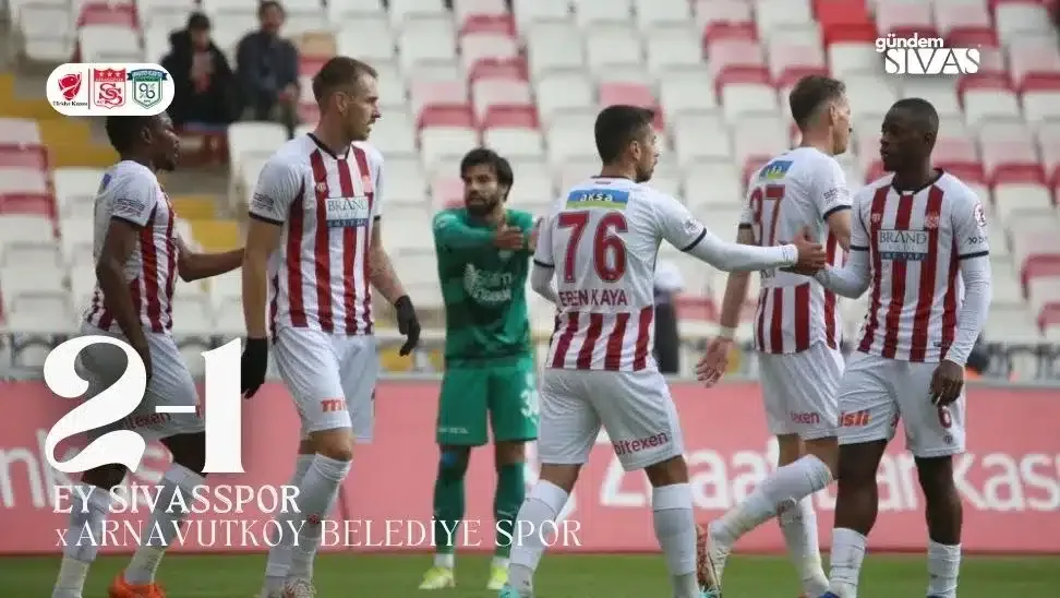 Sivasspor, Kupa Maçında Arnavutköy Belediyespor’u 2-1 Yendi