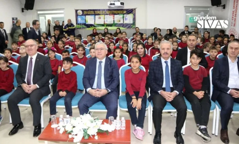 Sivas'ta Çocuklara 'Sıfır Atık' Projesi Programı
