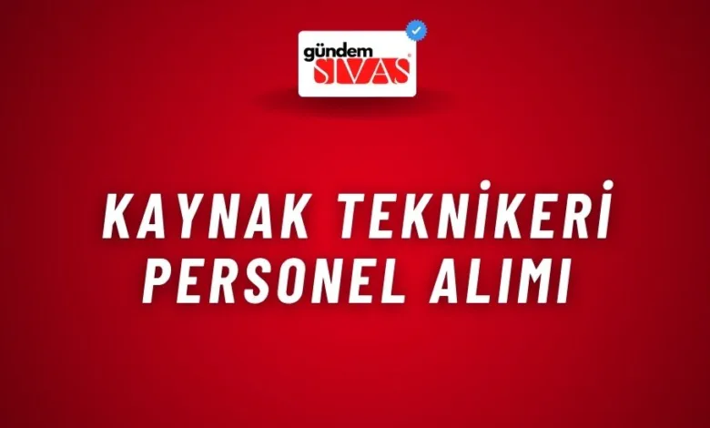 Kaynak Teknikeri Personel Alımı