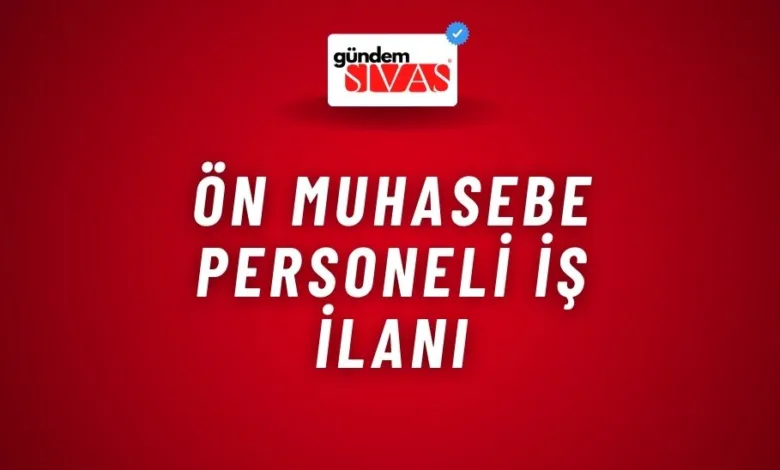 Ön Muhasebe Personeli İş İlanı