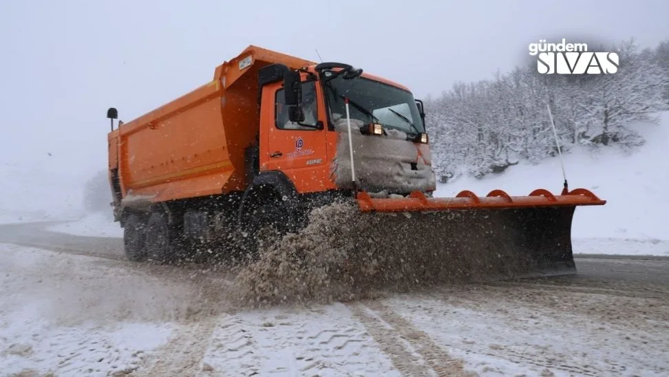 Sivas’ta 158 Yol Ulaşıma Kapalı