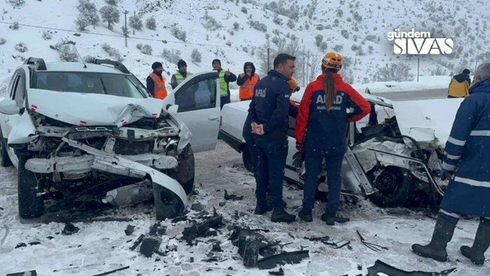 Sivas’ta Trafik Kazası: 1 Ölü, 6 Yaralı