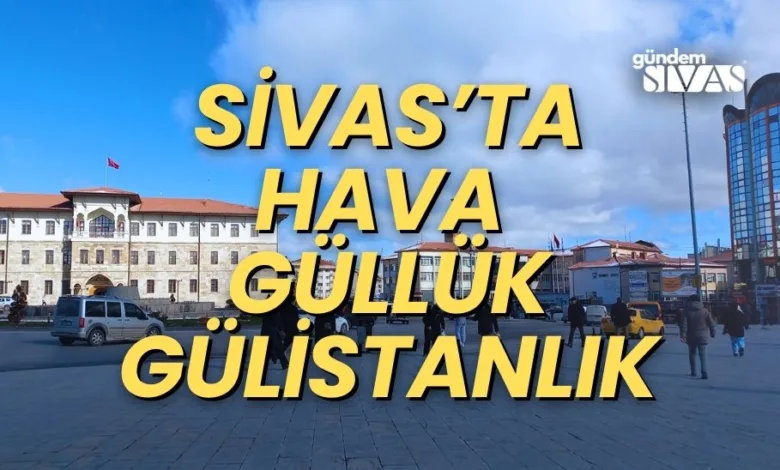 Sivas'ta Şubat Ayında Hava Güllük Gülistanlık