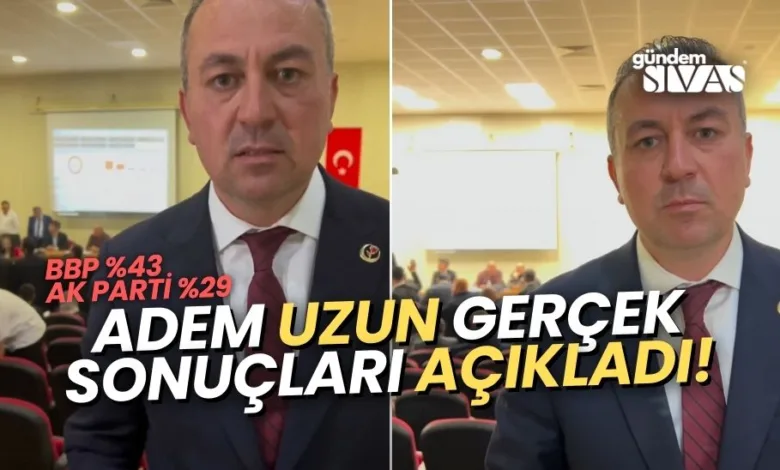 BBP Adayı Adem Uzun Sivas Adliyesi'nde!