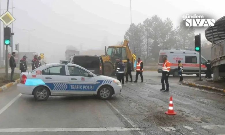 Şarkışla'da Trafik Kazası 5 Yaralı