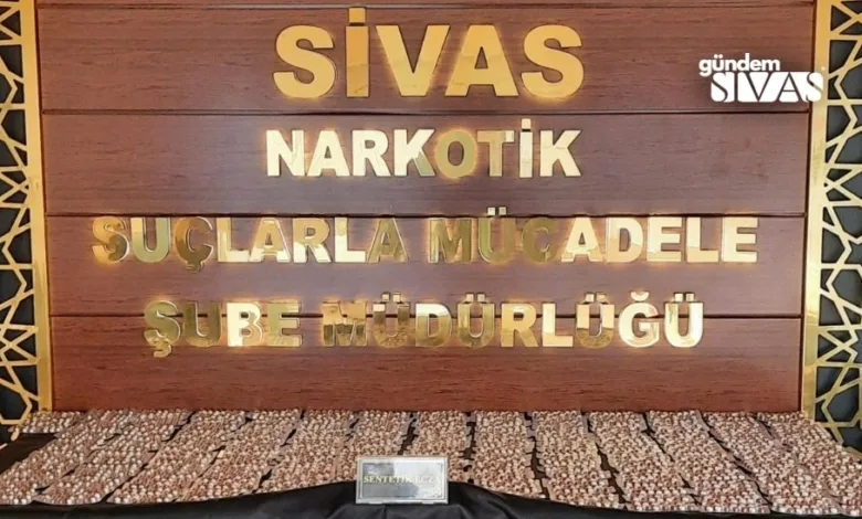 Sivas'ta Binlerce Uyuşturucu Hapı Ele Geçirildi