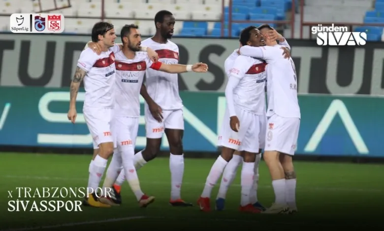 Sivasspor, Trabzon'dan 3 Puanla Döndü