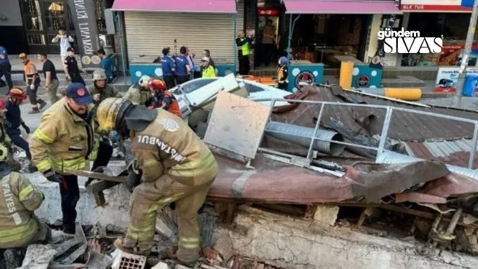 İstanbul’da Bina Çöktü: Enkaz Altından Sesler Yükseliyor