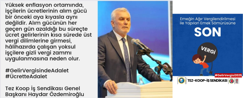 “Yine vergiler dolaylı biçimde halktan alınacak”