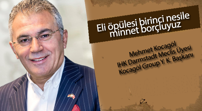 Eli öpülesi Birinci Nesile Minnet Borçluyuz