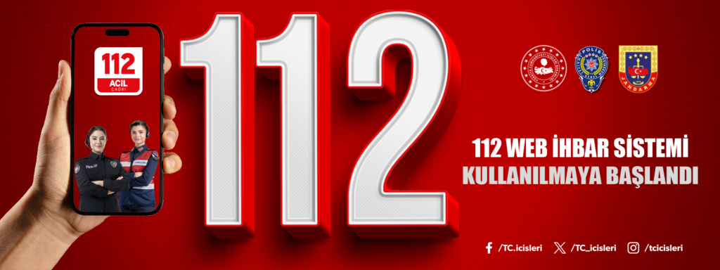 112 Acil, Web İhbar Sistemi Kuruldu