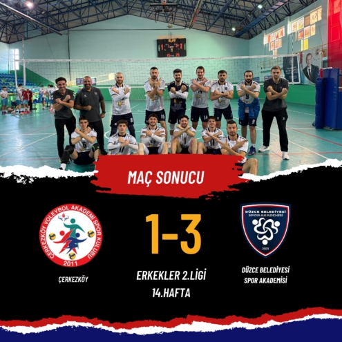 Düzce Belediye voleybol takımı zirvede